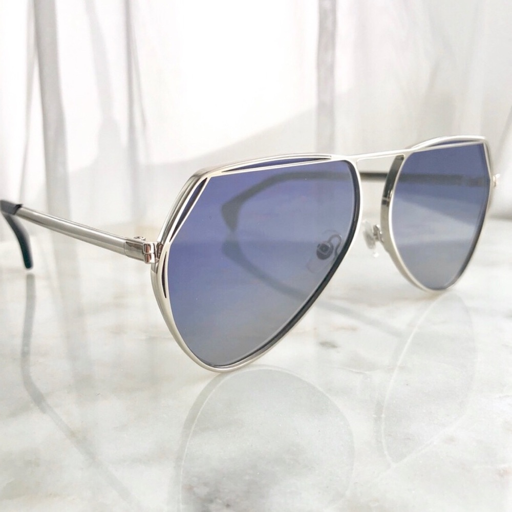 Wildfox Taj 62mm Aviator Sunglasses